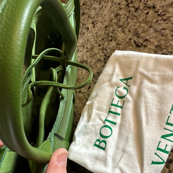 Bottega Veneta Arco Tote Bag small size Green “ Spots” - Picture 8 of 12